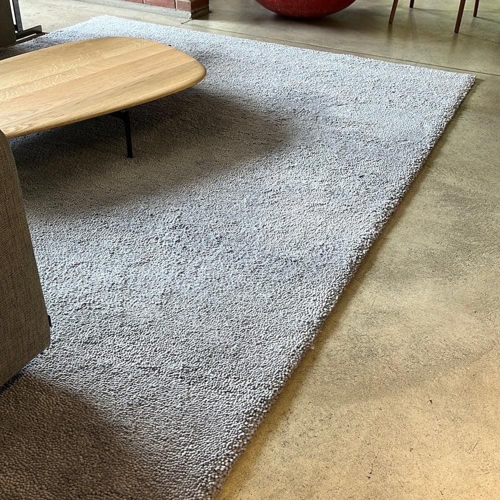 Longbarn - Teppich Basalt Low Schurwolle 054 Hellgrau Grau 240x370 - 4