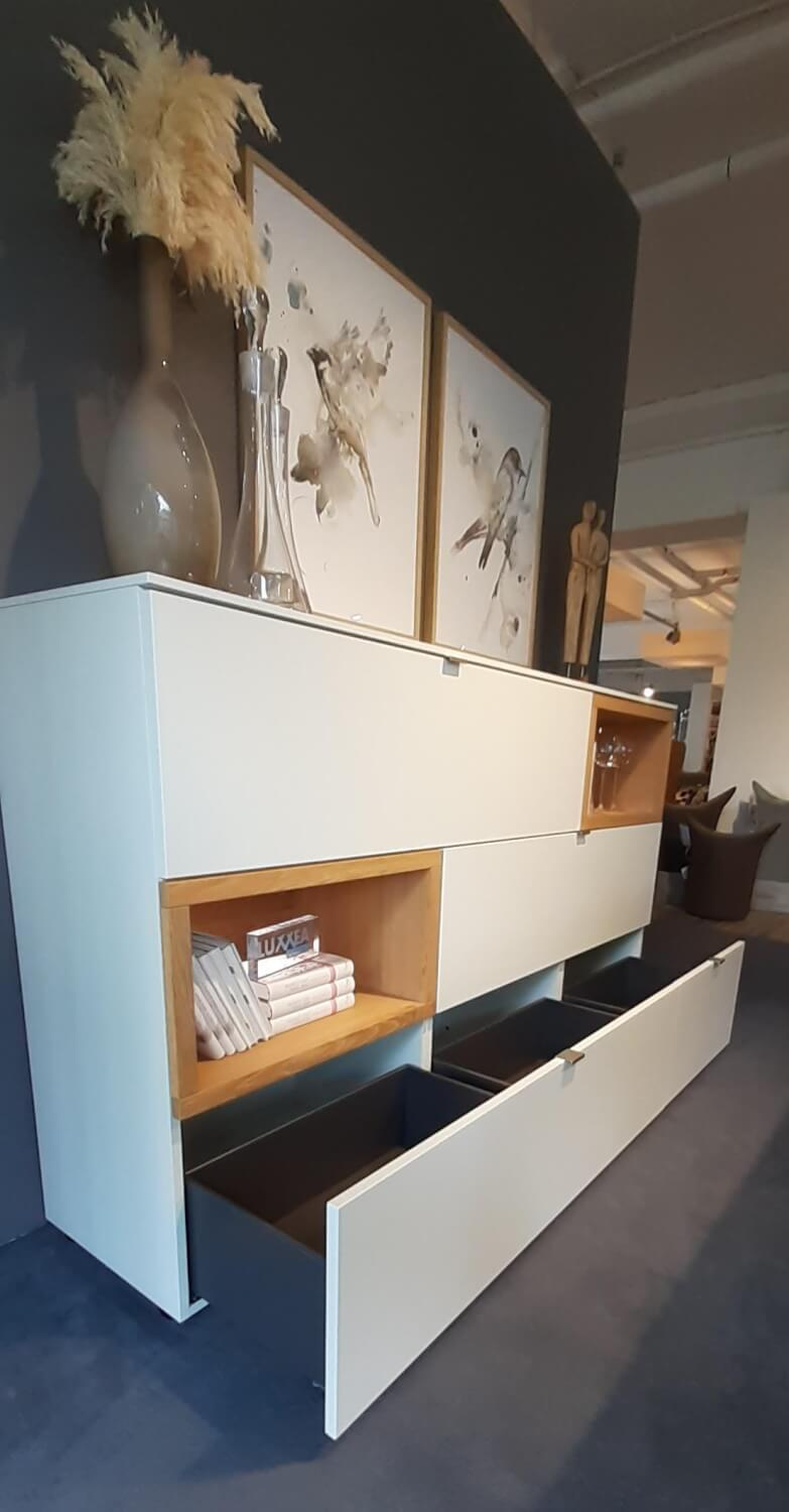 Venjakob - Sideboard Andiamo Lack Weiß Matt Wildeiche Hell Geölt - 9