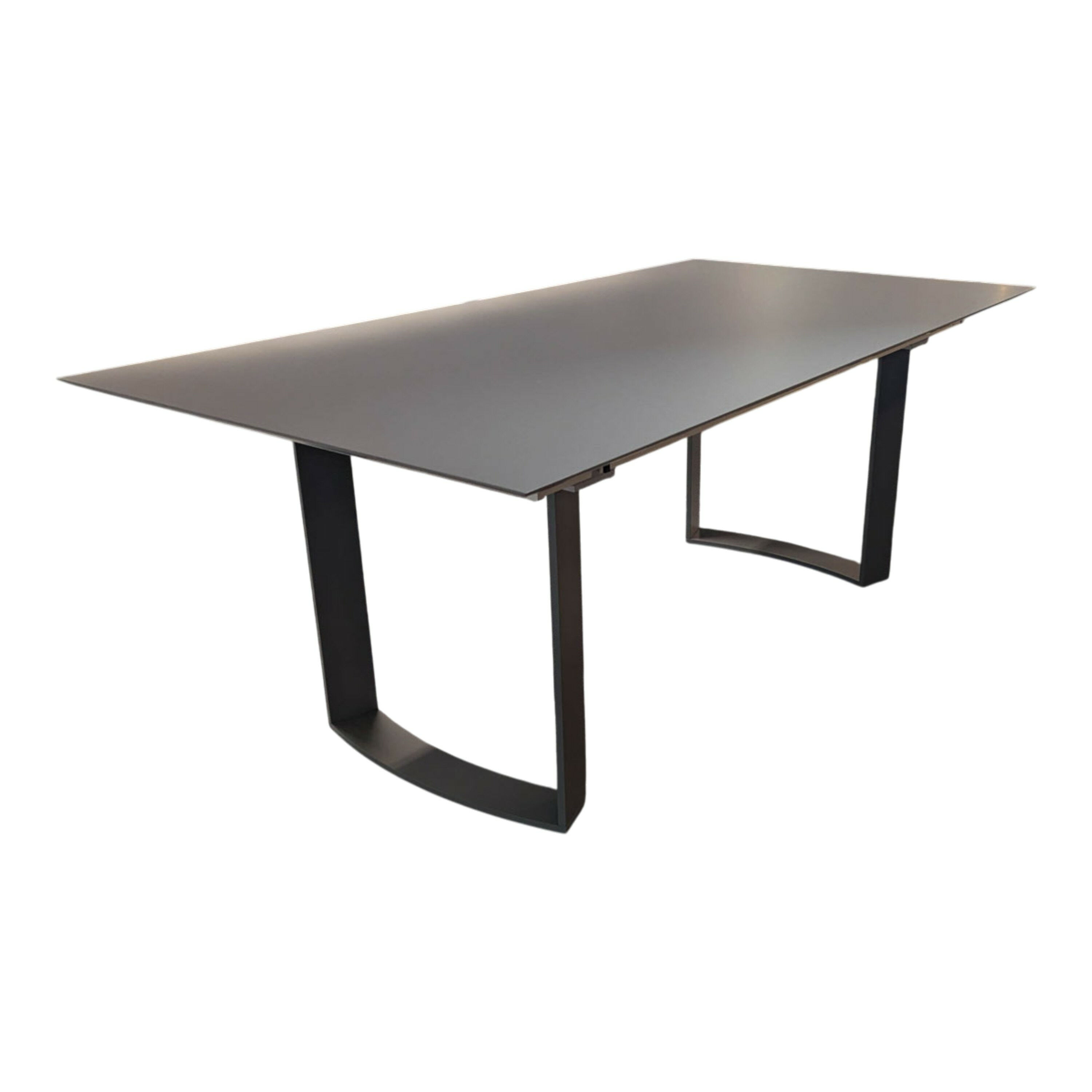 Bacher - Esstisch Mirado Ausziehbar Tischplatte Fenix NTM Taupe Gestell Lack Matt Taupe - 1