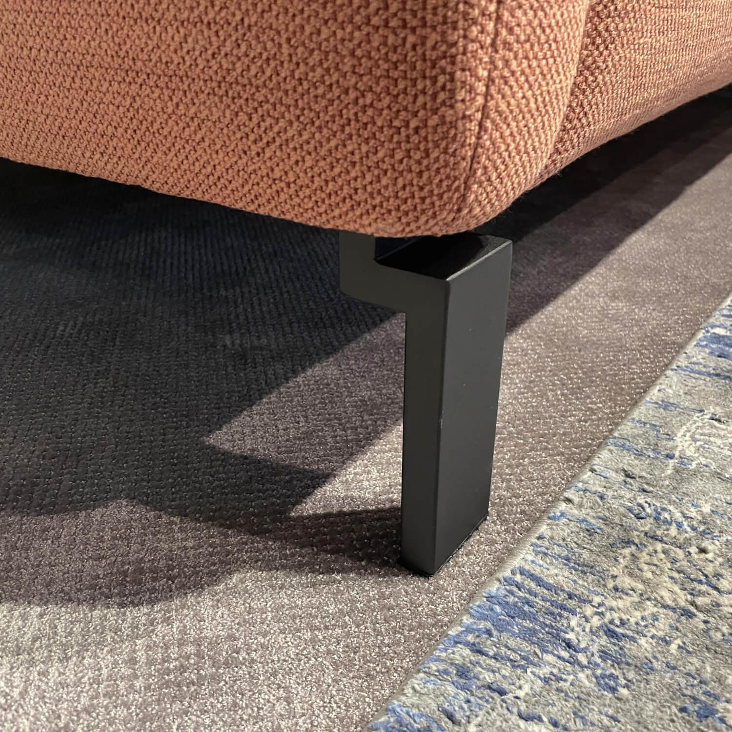 Musterring - Elementgruppe MR 4530 Stoff Picasso Peach Metallfuß 710 Schwarz Matt - 5