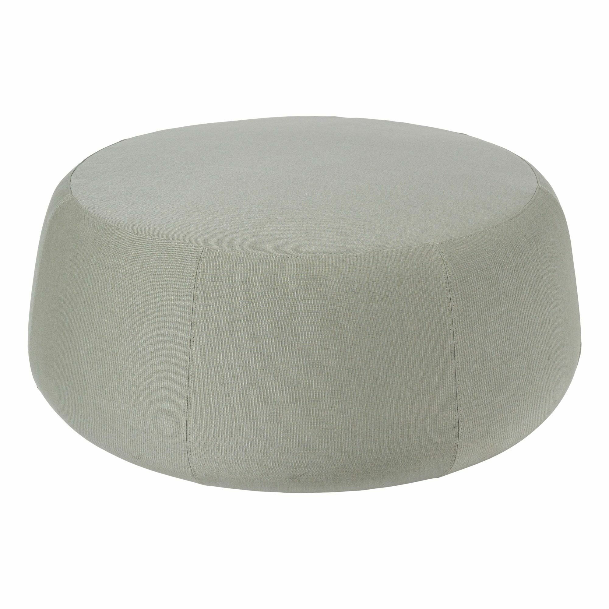 Tribù - Hocker Nomad M Stoff Canvas Seagrass B121 Grau - 1