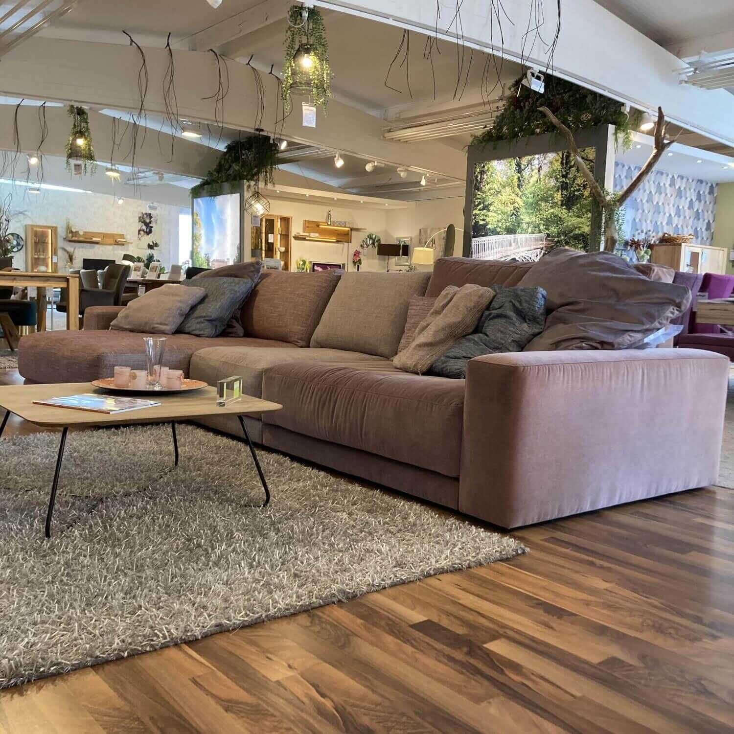 Meisterstücke - Ecksofa Manhattan Stoff Veni 09 Dante 01 Rosa - 3