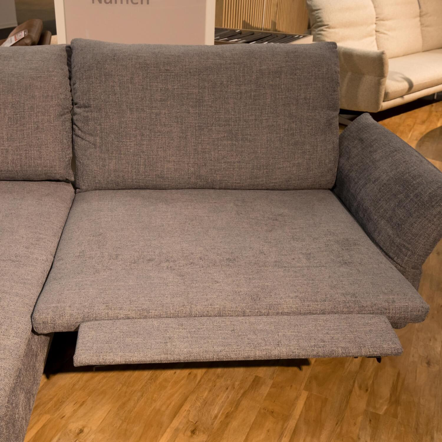 W. Schillig - Ecksofa 28660 Selina Stoff S43/28 Dark Blue Graublau Metallfuß M99 Sitz Federkern - 5