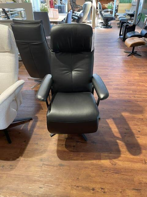 himolla - Relaxsessel Easyswing 7357 Leder 24 Longlife Black Schwarz Gestell Metall Schwarz Mit Elektrischer Verstellung - 3