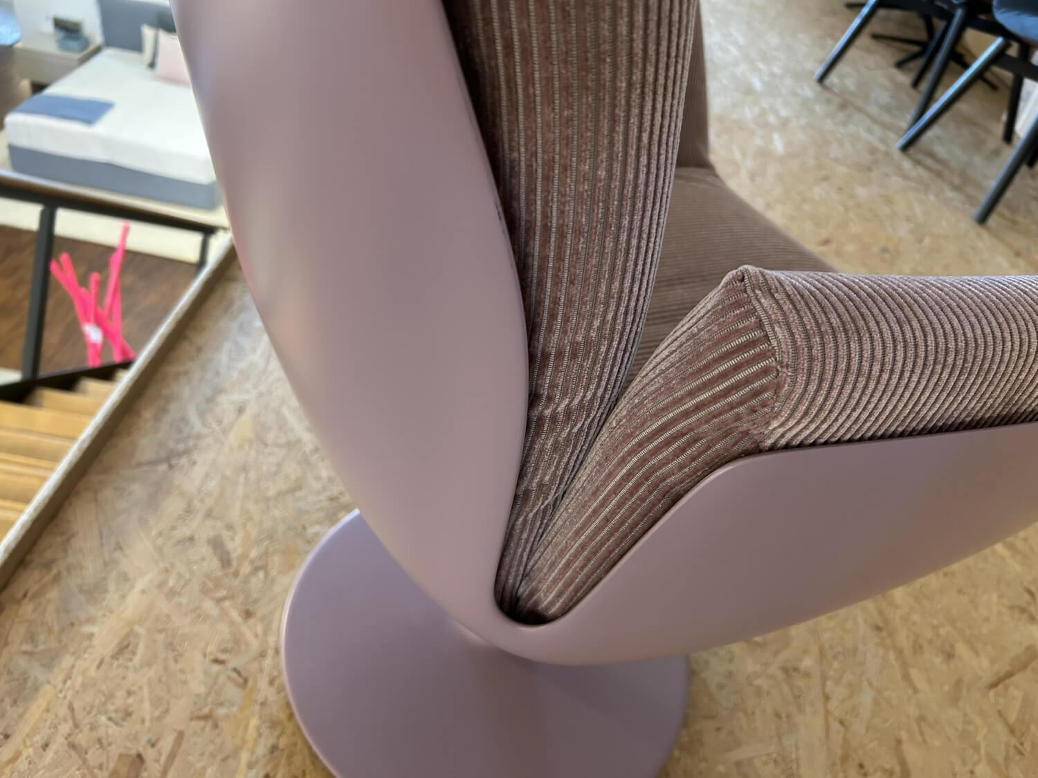 COR - 2er-Set Alvo Stoff 9075 Altrose Tellerfuß - 2