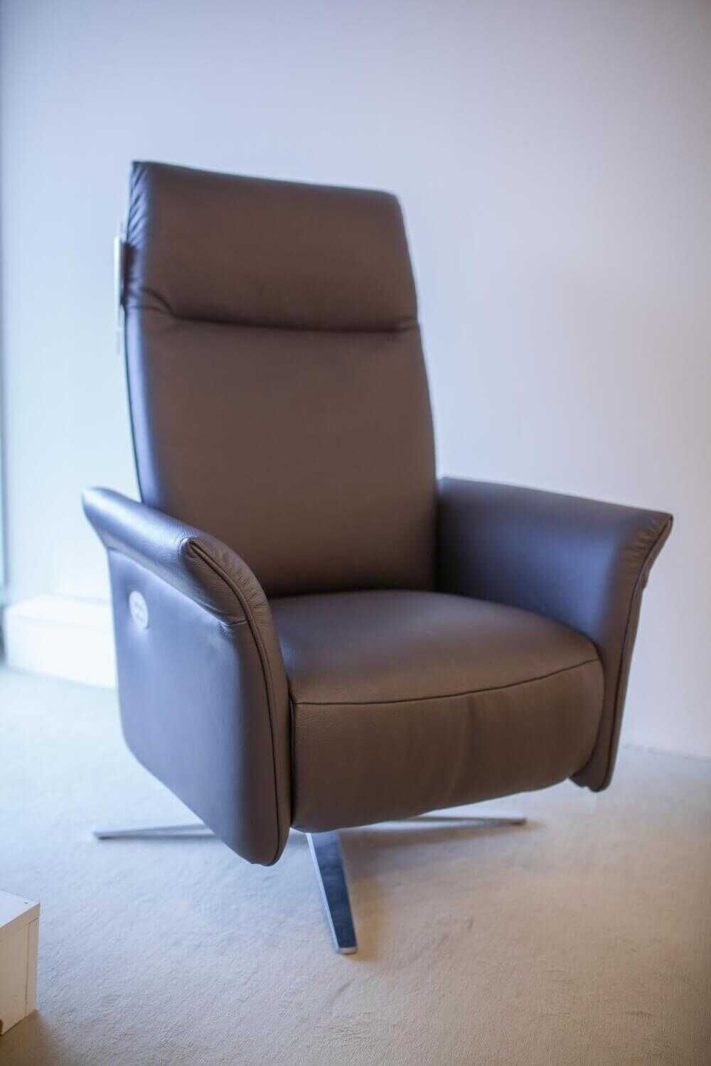 Musterring - Sessel MR 6071 Leder 1 Bronco 78 Braun mit elektrischer Verstellbarkeit - 2