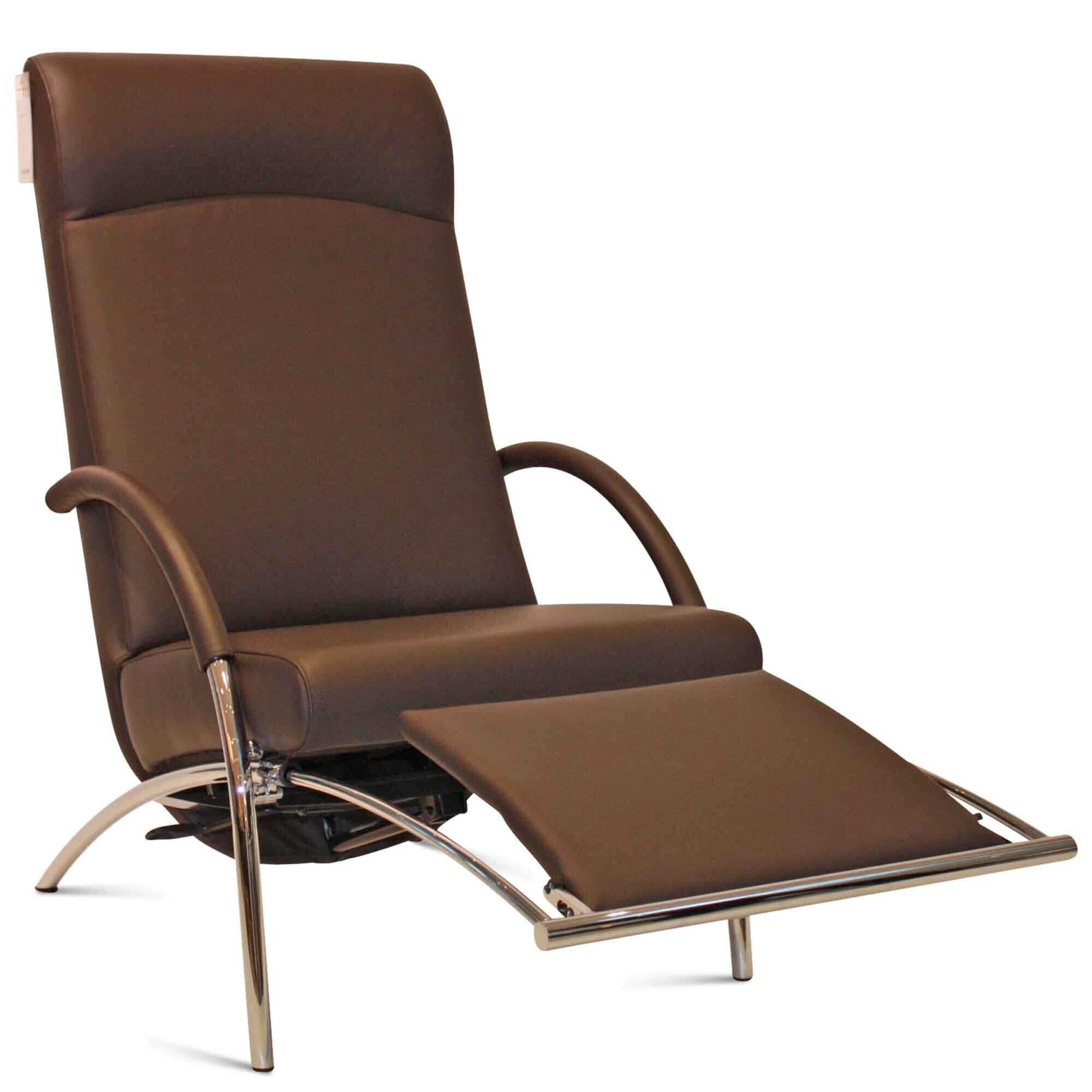 021-02-002072 IP Design - Sessel Curve in Leder Braun - 1