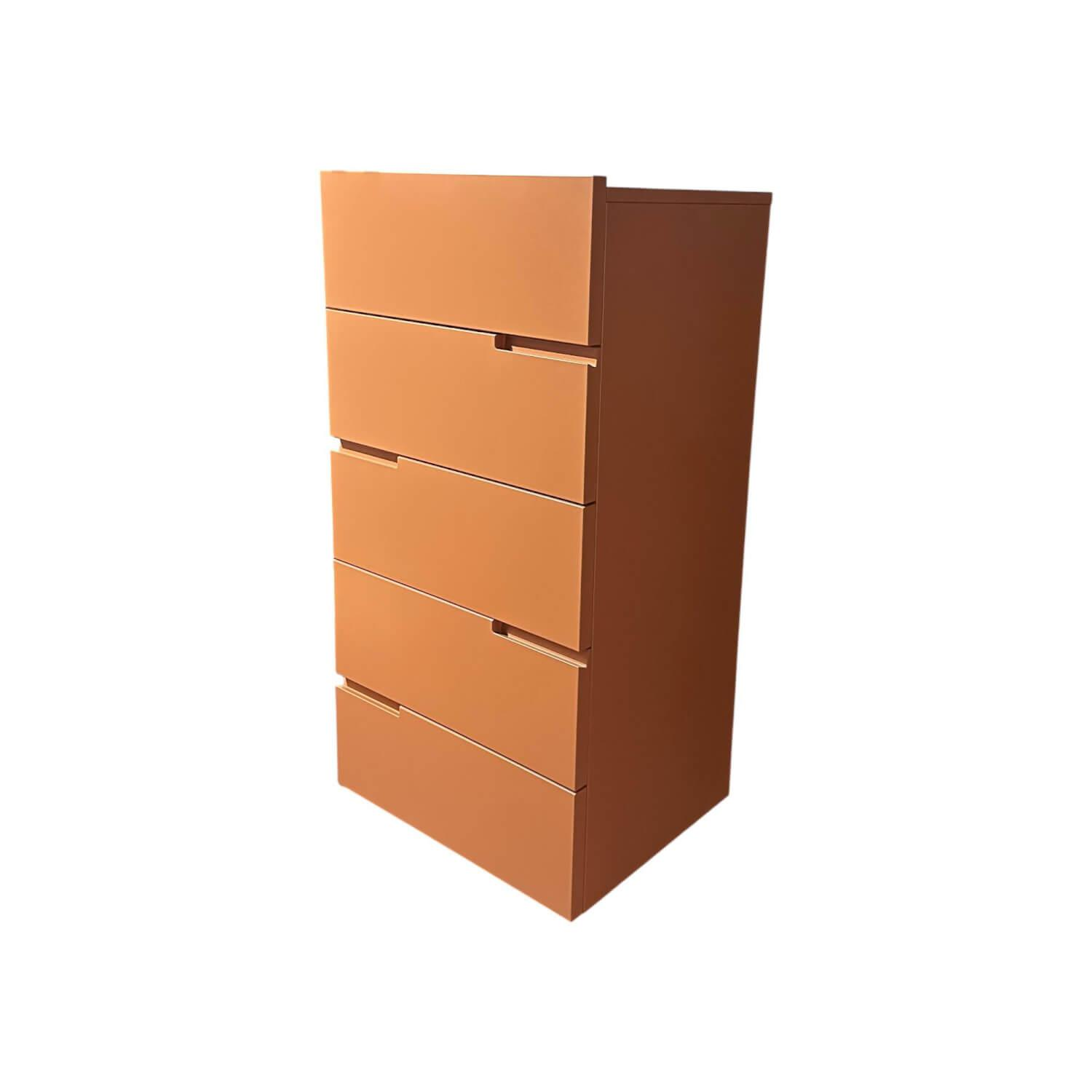Eigene Herstellung - MARKE Morassutti ANLEGEN // Kommode Lack Matt Mattone M043 Rot Orange - 1