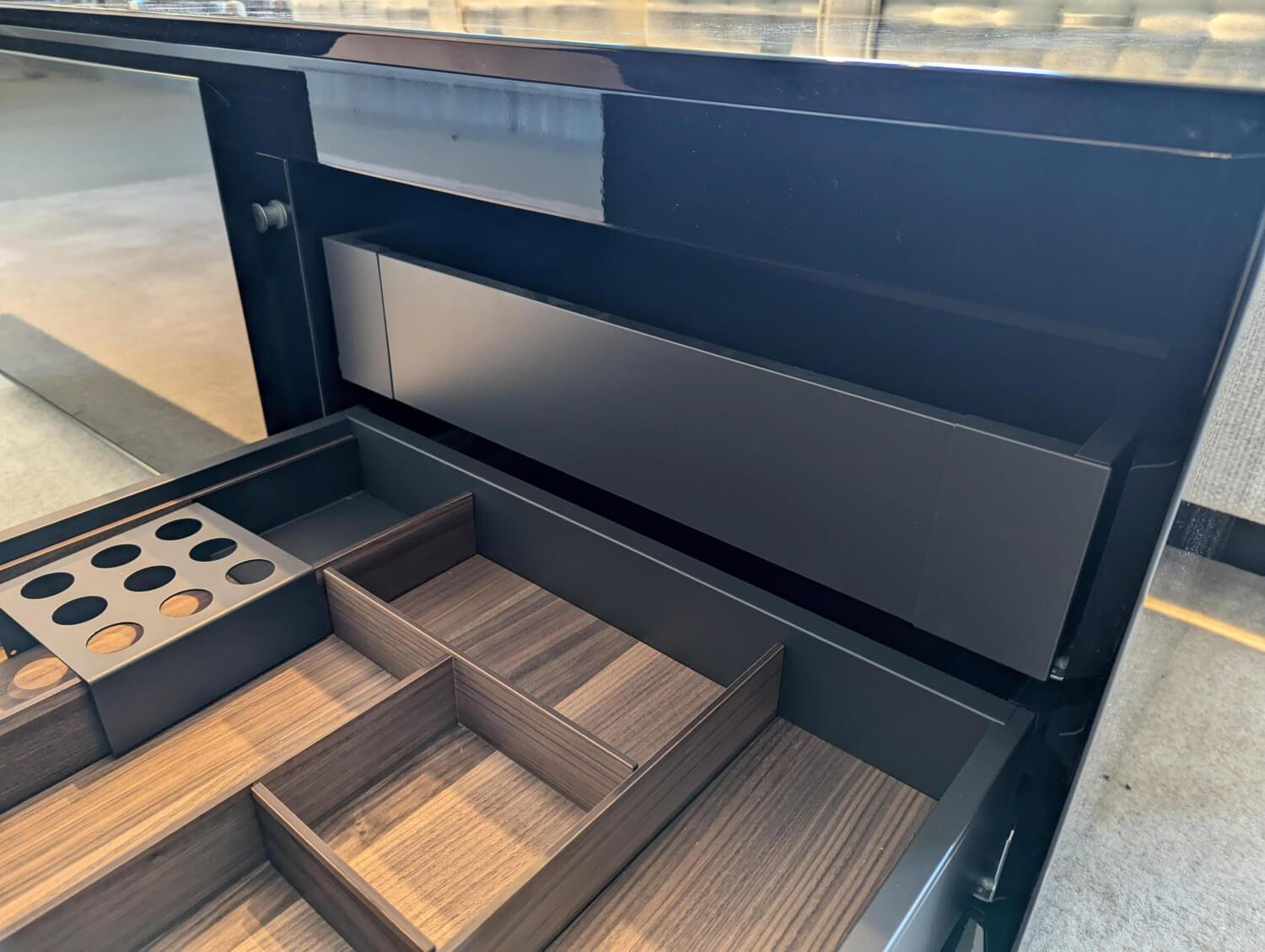 Panta Rei - Unterschrank Panta Rei Asymmetrisch Rechts oder Links mit 2 Schubladen - 5