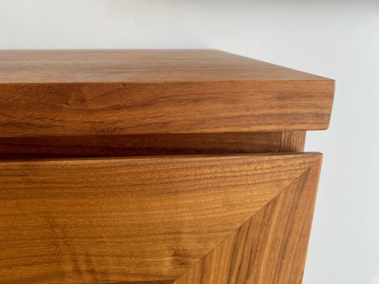 Scholtissek - Kommode Varus Ast Nussbaum Glas Optiwhite Matt - 7