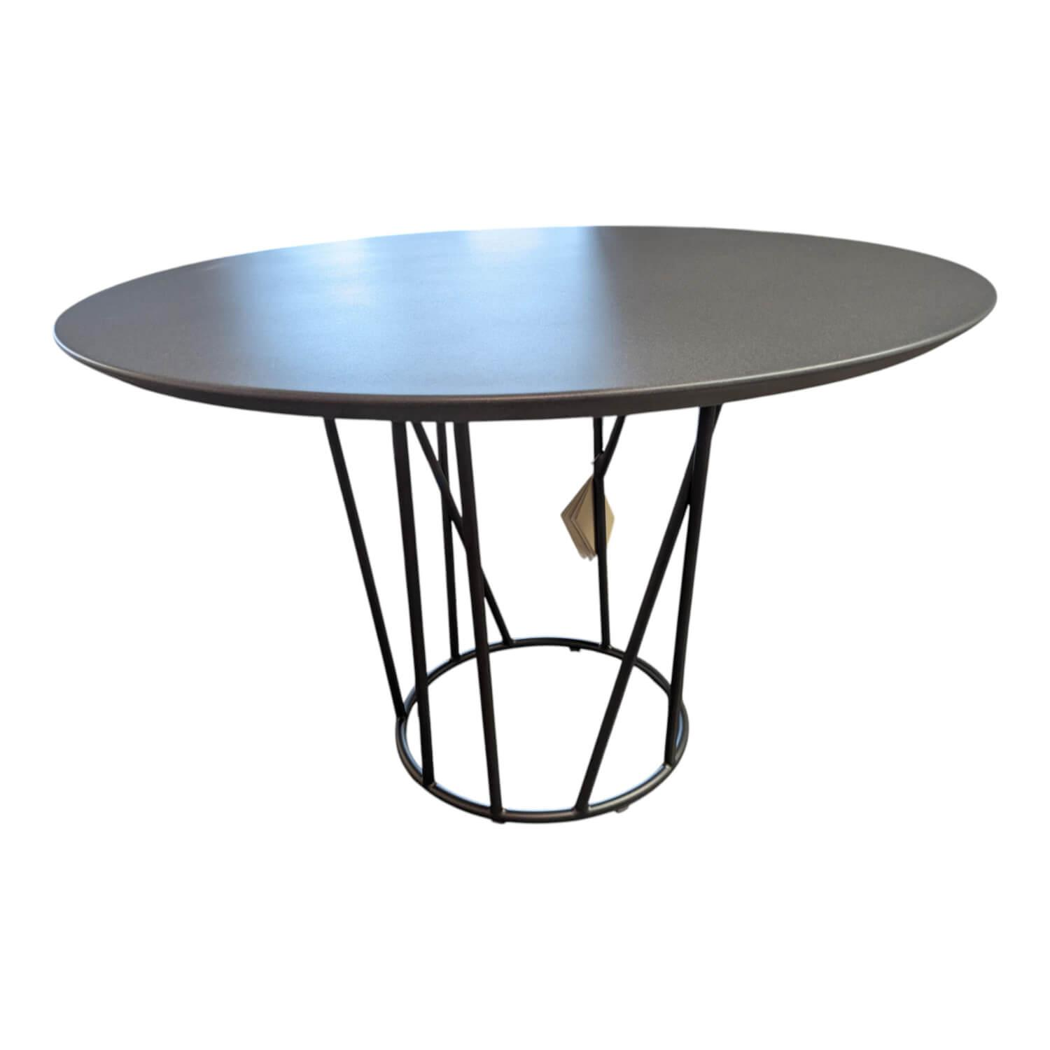 Fast - Outdoortisch Wild-Tavolo Rund Antracite Puntinat Pulverbeschichtet - 1