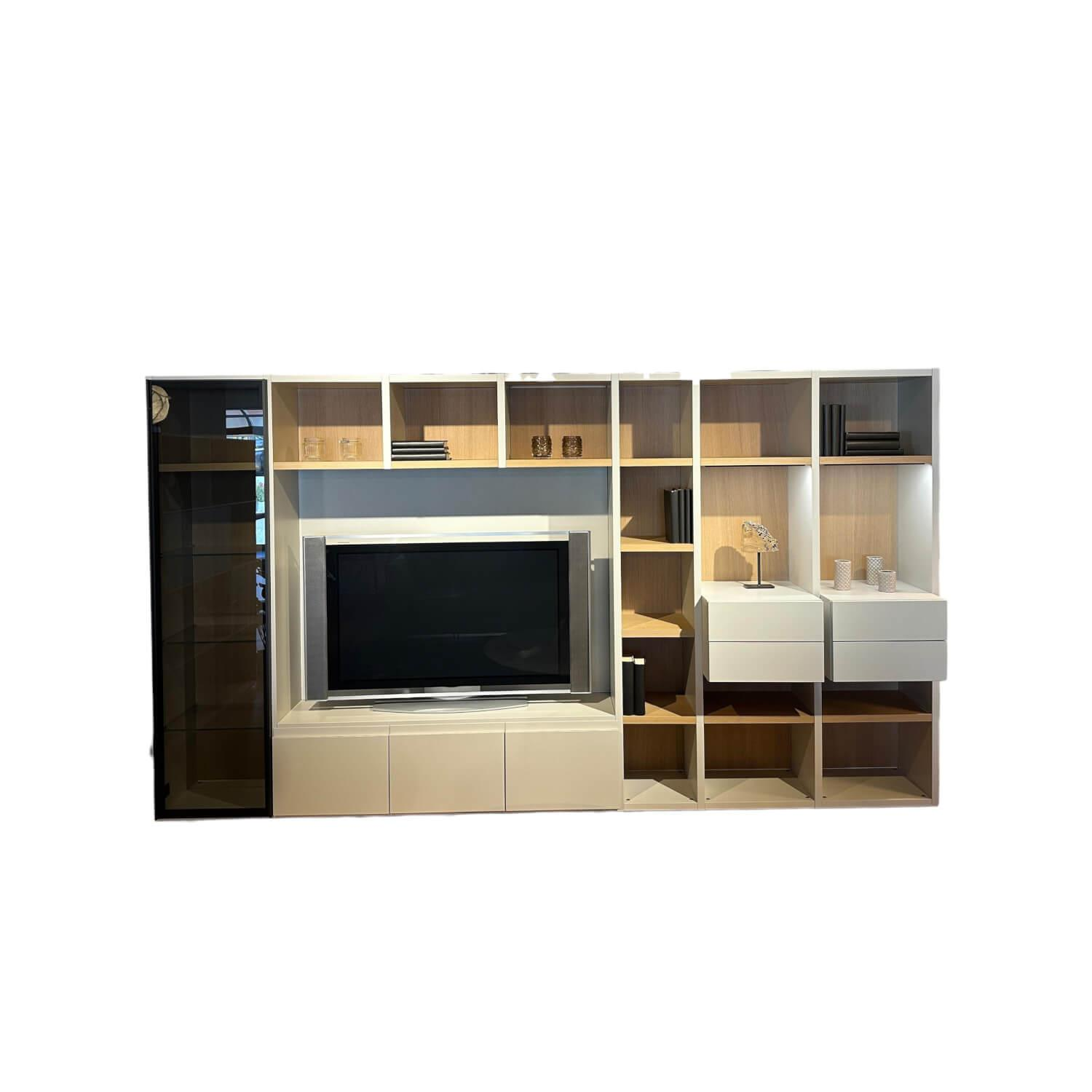 Morassutti - Bücherwand Lack Holz Weiß - 1