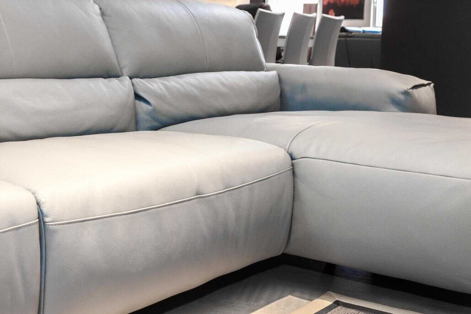 Musterring - Ecksofa MR 628 in Leder Grau - 7