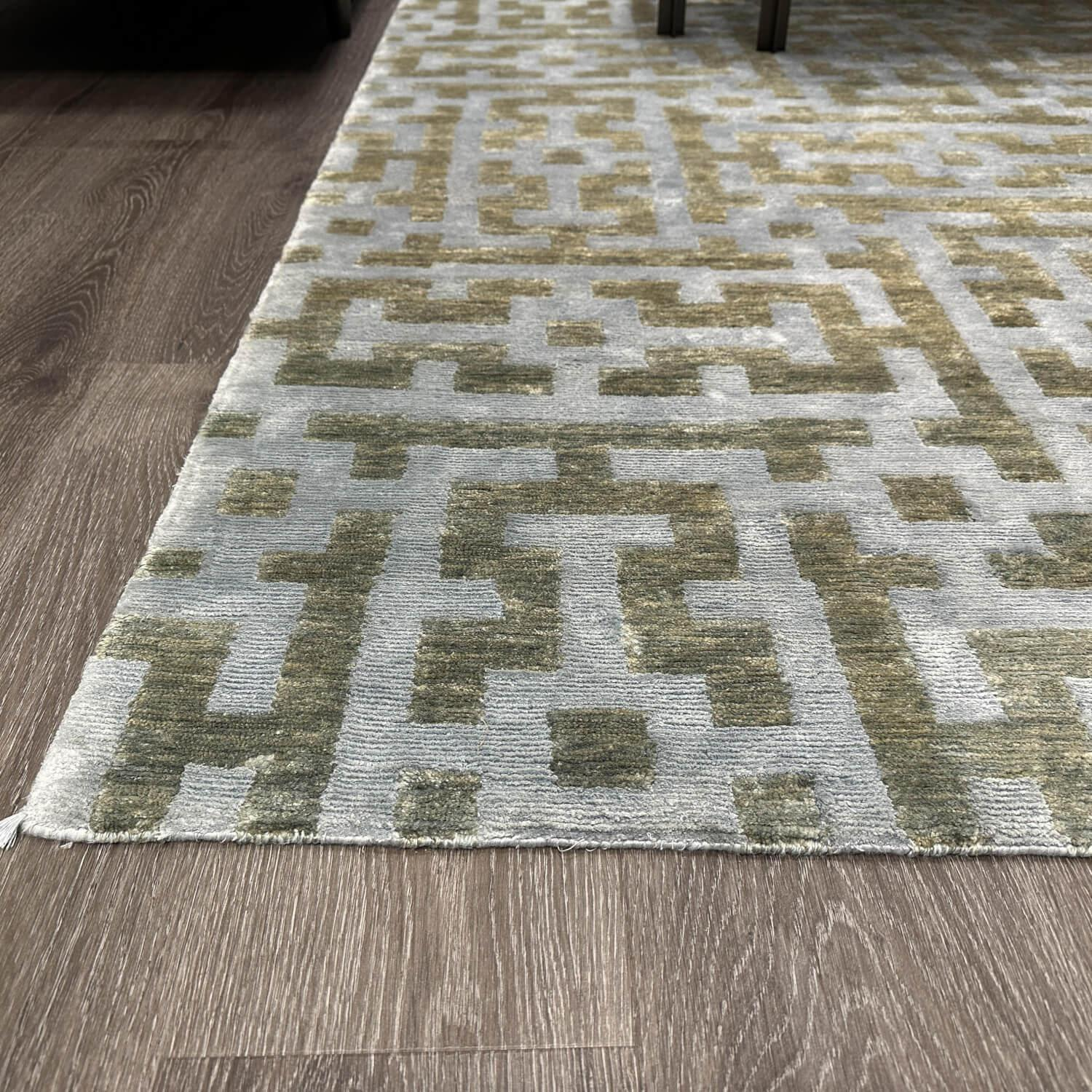 Domaniecki - Teppich 220x260 Janak Chari Naturitas Fine 100 DCI G NP Grün Grau Braun 220x260 - 2