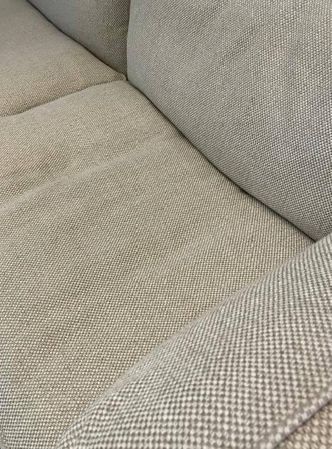DePadova - Sofa Square 16 3-Sitzer Stoff Boston Grezzo Grau Füße Gunbarrel Grey Grau - 4