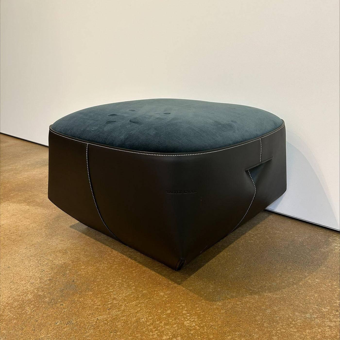 Walter Knoll - Polstersitz Isanka 192 H1 Korpus Leder Saddle Black Schwarz Sitz Stoff Harald 2 Dark Jade Dunkelgrün - 2