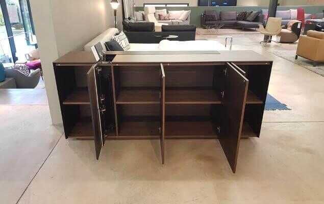 Walter Knoll - Sideboard CEOO Nussbaum Braun Weiß - 5