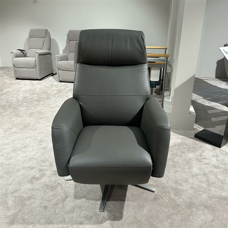 Stressless - Sessel Scott Sirius Leder Paloma 094 Metal Grey Gestell Aluminium Gebürstet Mit Massagefunktion - 5