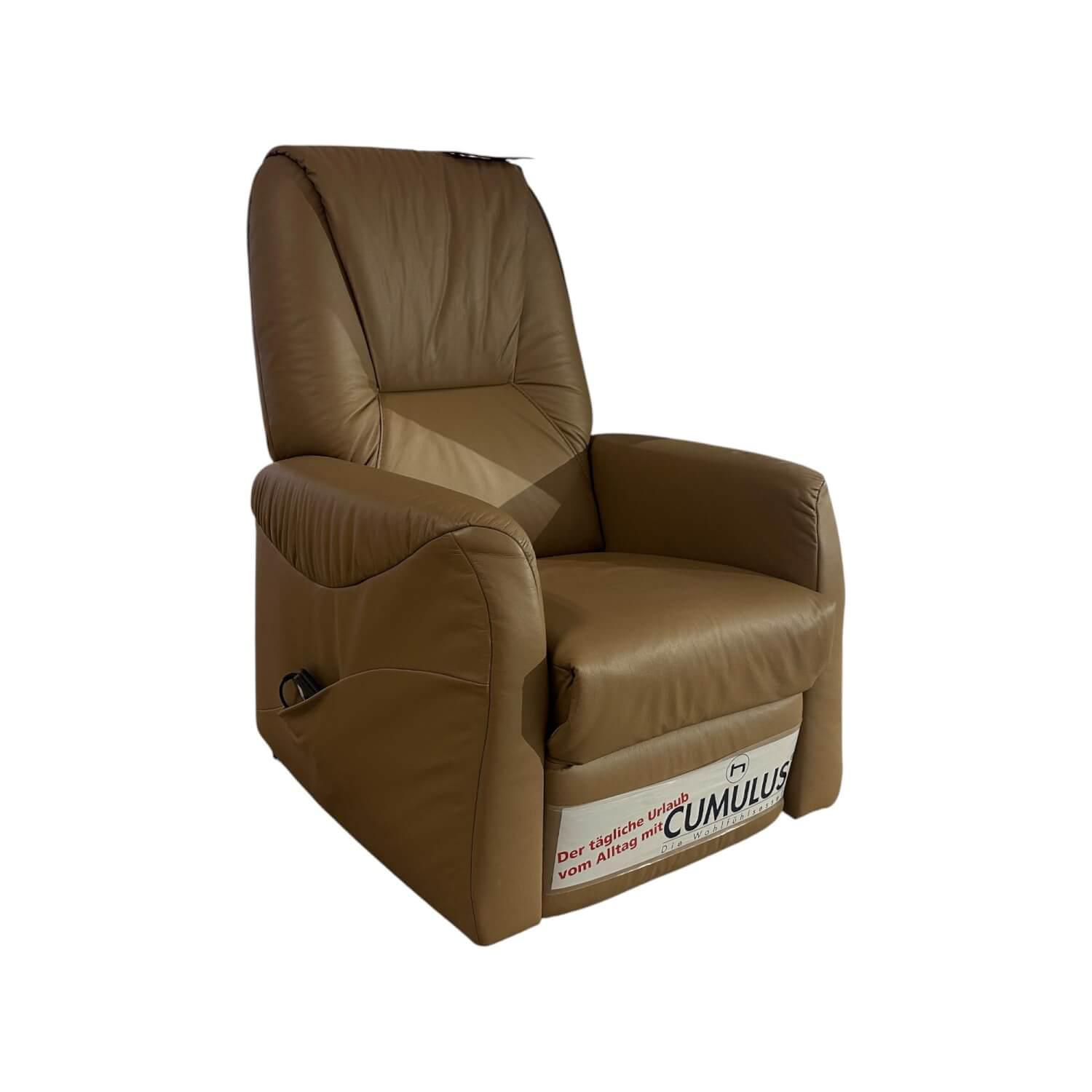 himolla - Ruhesessel 9964 Leder Torro Noir 71 Braun Füße Schwarz Inklusive Aufstehhilfe - 1