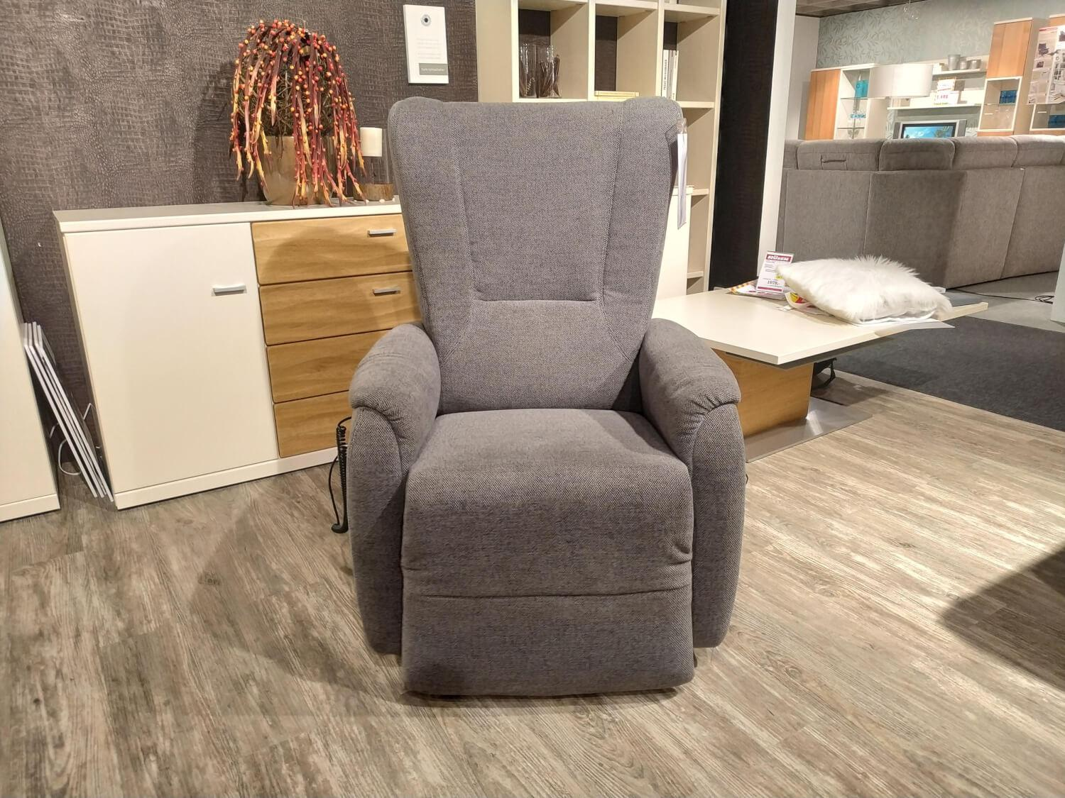himolla - Polstergarnitur Sofa U-Form Sessel Cats Fels Grau - 7