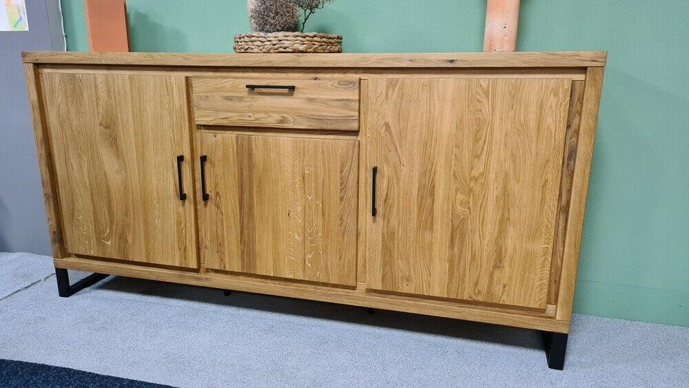 Natura - Sideboard 771034-M EN Farmingdale Light Eiche Natur Massiv Geölt - 3