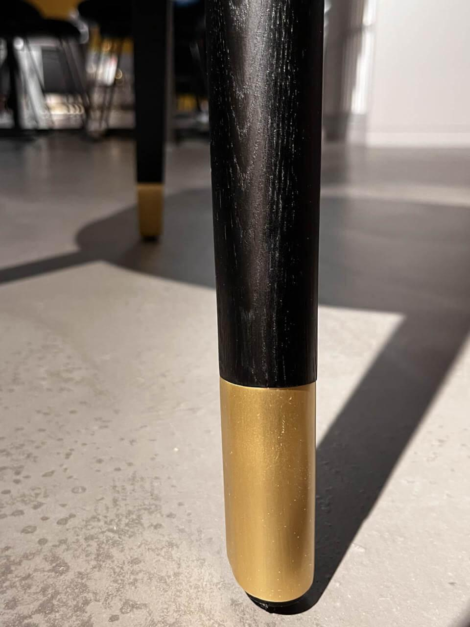 Baxter - 2er Set Armlehnstuhl Colette Sitz Leder Texture Day Chain Weiß Schwarz Rücken Leder Kashmir Fumée Anthrazit Gestell Schwarz - 4