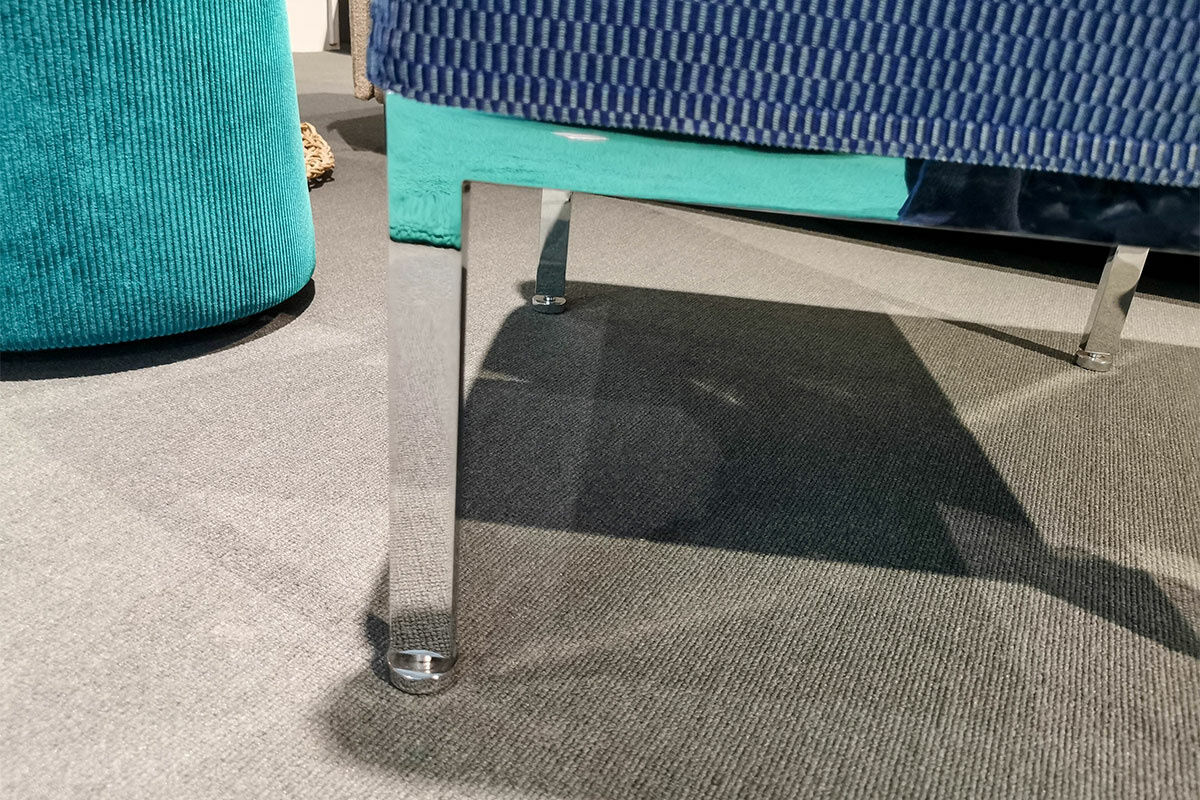 Brühl - Sessel Randolph Stoff 4495 0063 Dunkelblau Gestell Chrom Glänzend - 2