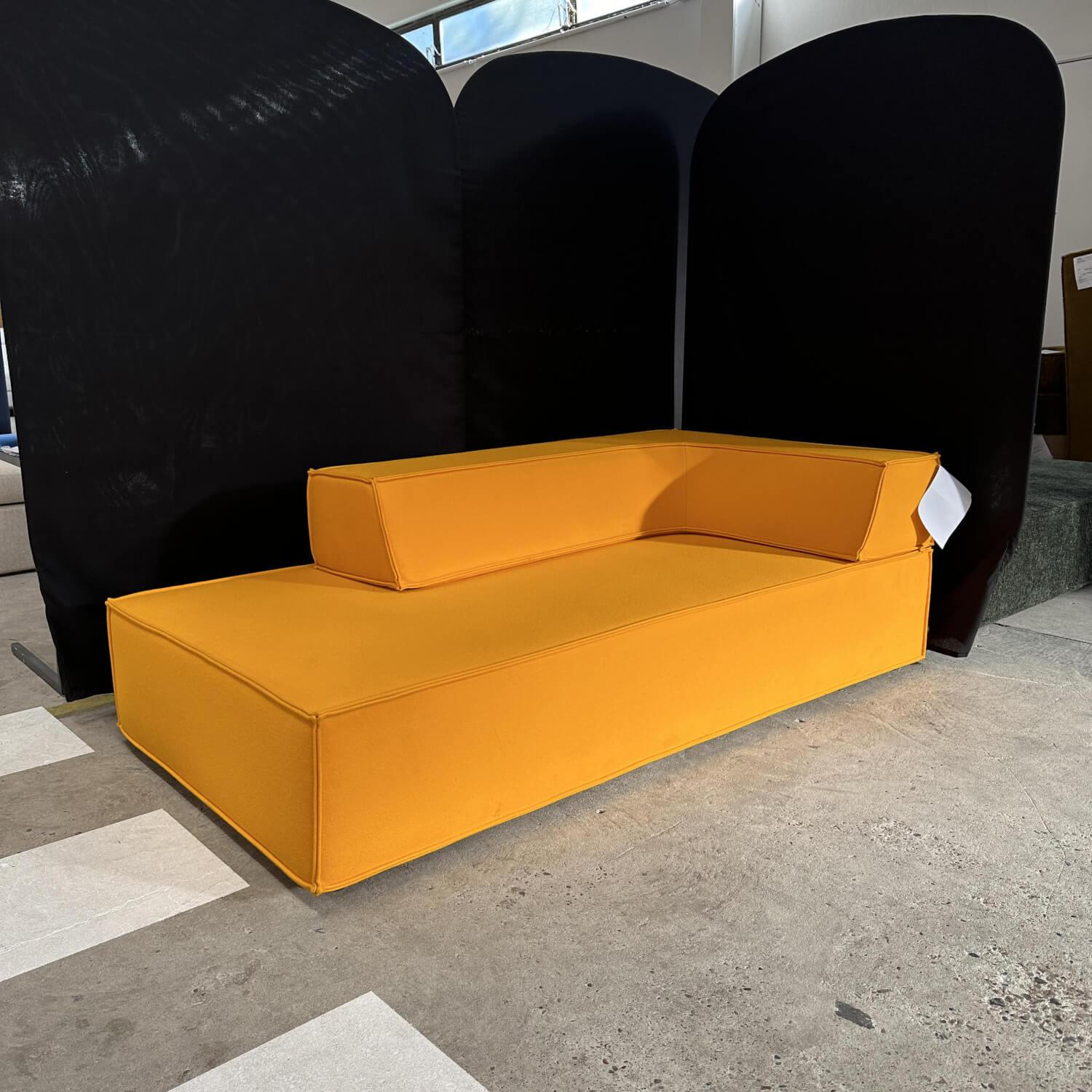 COR - Sofa Trio Stoff Gelb - 6