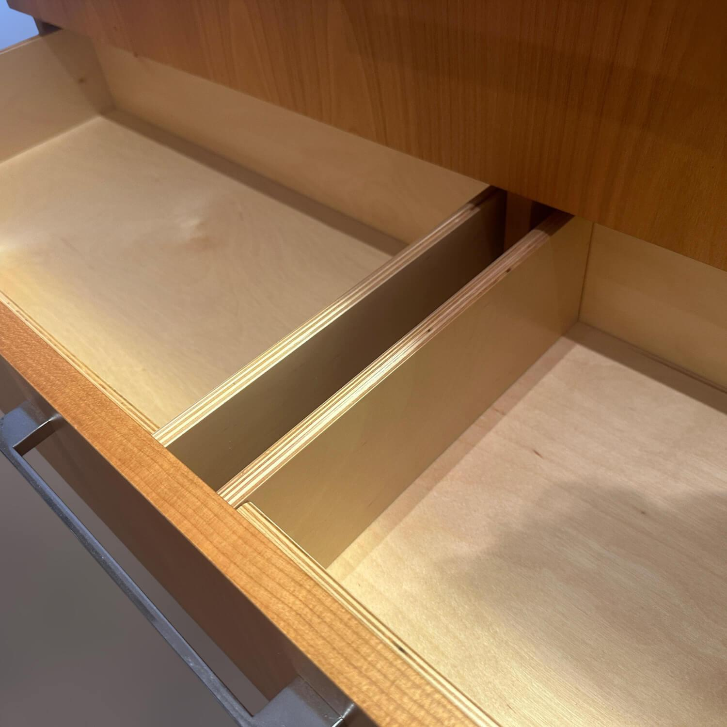 Wenz - Hängekommode Holz Kirschbaum Mit 2 Schubkästen - 2