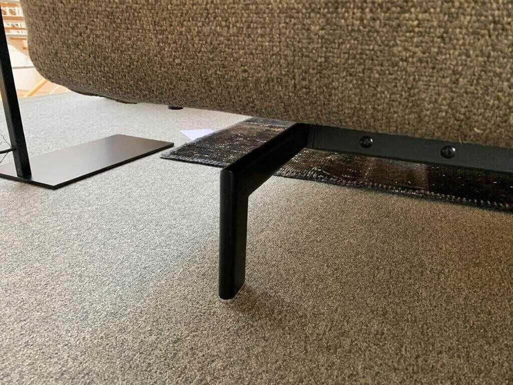 Knoll International - Sofa Avio S Tosca Chestnut 24 Beige Braun mit verstellbarem Endelement - 6