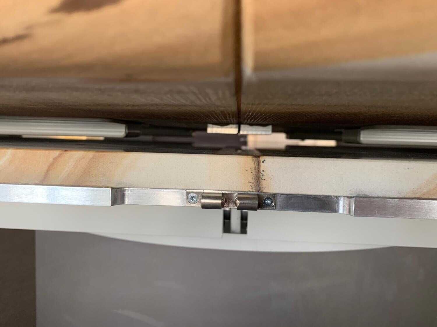 Draenert - Esstisch Adler Stonewood Poliert mit Hebemechanik Gestell Matt Geschliffen - 6