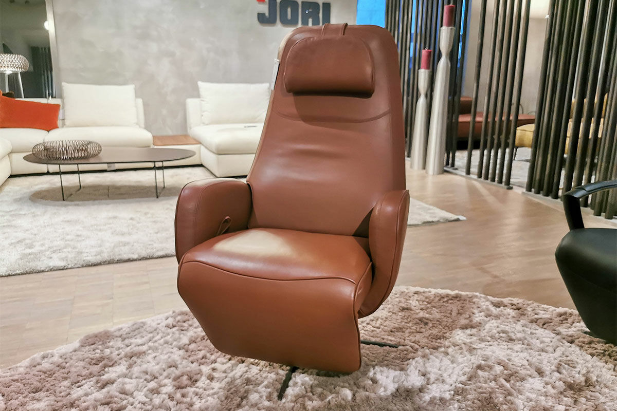 Jori - Relaxsessel Cosy Ghost Multi-Move Medi Leder Lipano Castagna Braun - 3