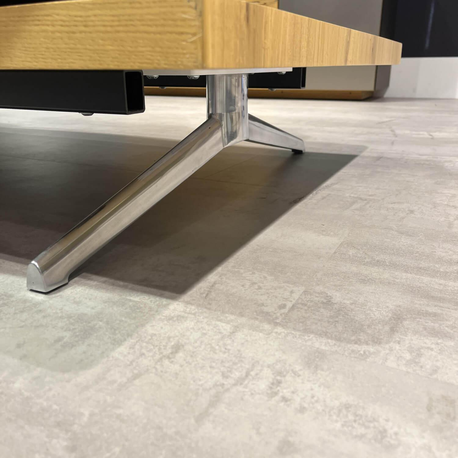 Koinor - Sofa 2,5-Sitzig DSIGN Asetto 2604 R Stoff 16 Loden 89 Alu Schwertkufe Poliert - 8