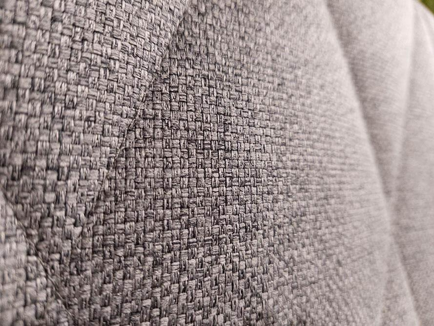 Global - Boxspringbett Global Valencia Comfort Bezug Stoff Nika Grey Grau Schwebesockel Schwarz Mit Matratze Und Topper - 6