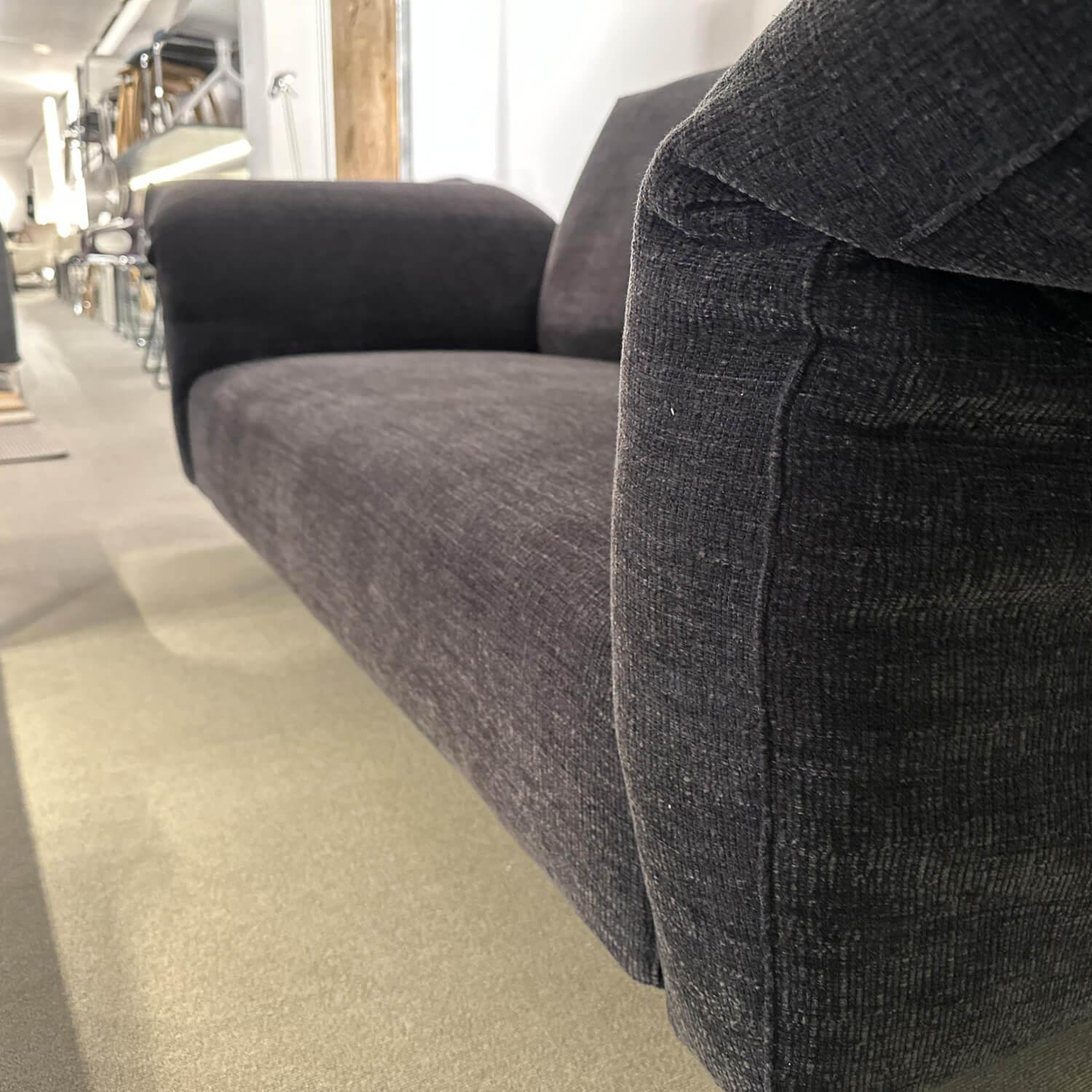 Edra - Sofa Essential Stoff S 6862 Schwarz Mit Abnehmbarem Bezug - 3