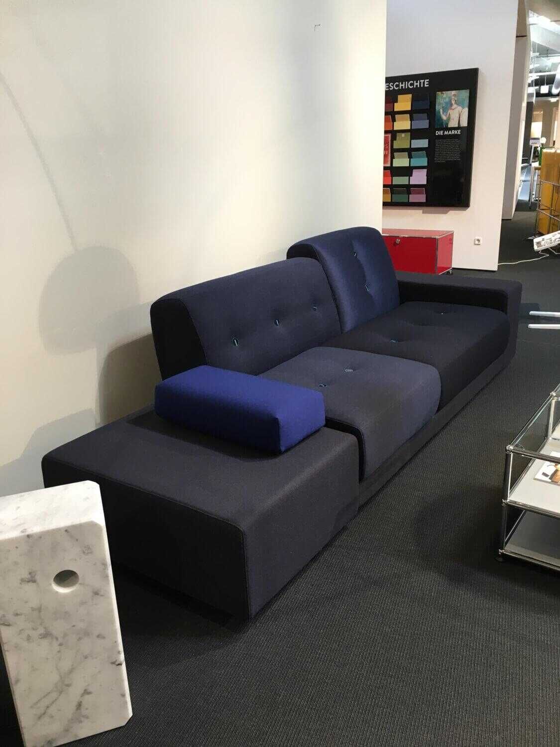 Vitra - Sofa Polder Stoffmix Night Blue - 2