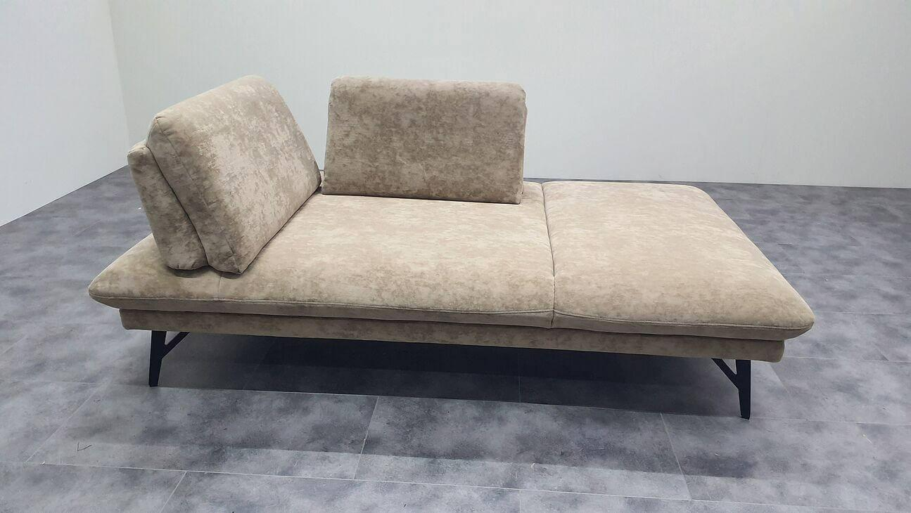 himolla - Sofa 1928 Stoff Nuvano Fels Beige Füße Metall Anthrazit Inkl. Sitzenverstellung - 4