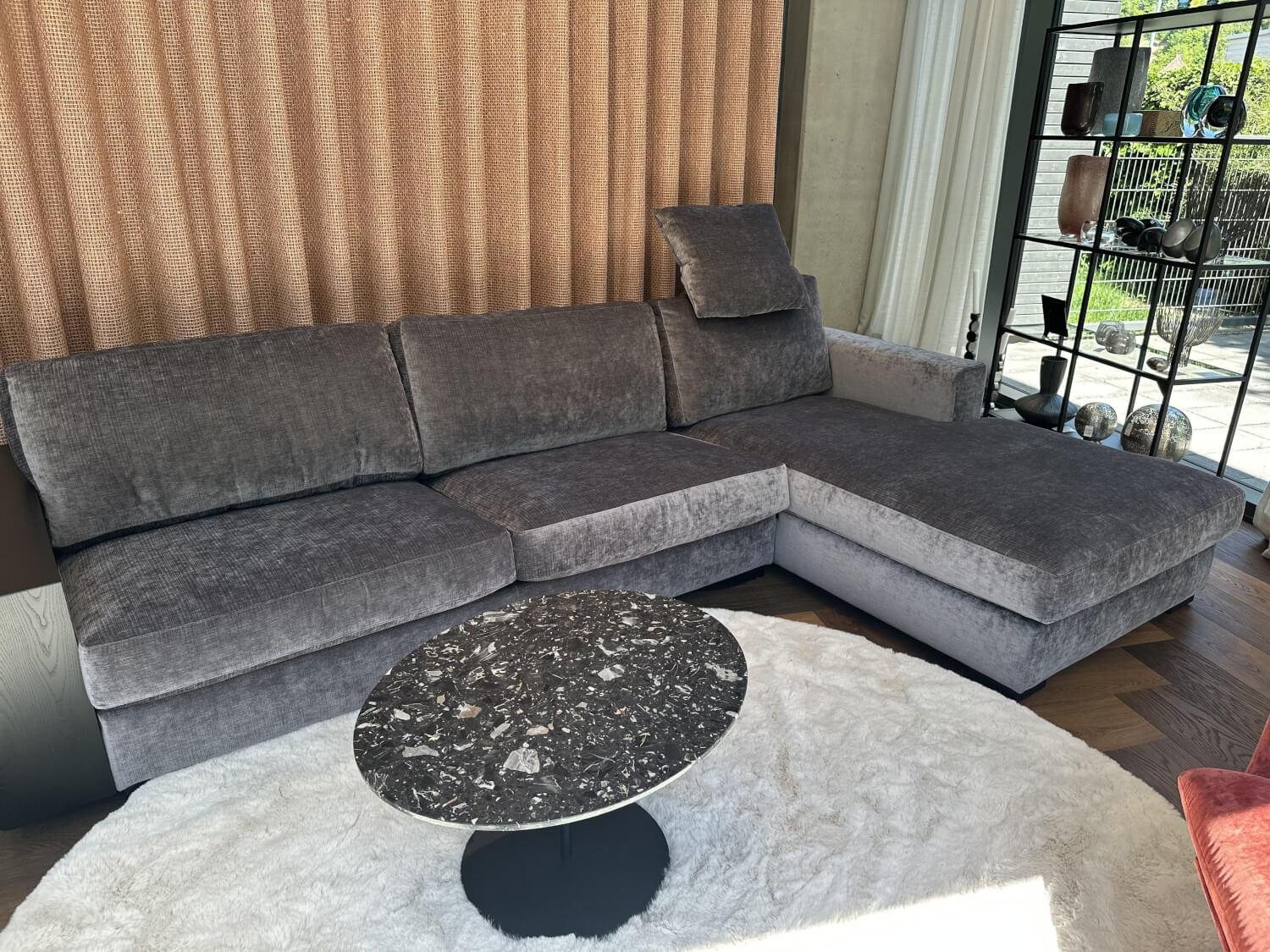 Bielefelder Werkstätten - Sofa Inspiration Stoff IP Fame IP1777 484 Grau Holzfuß Esche Schwarz Gebeizt - 4