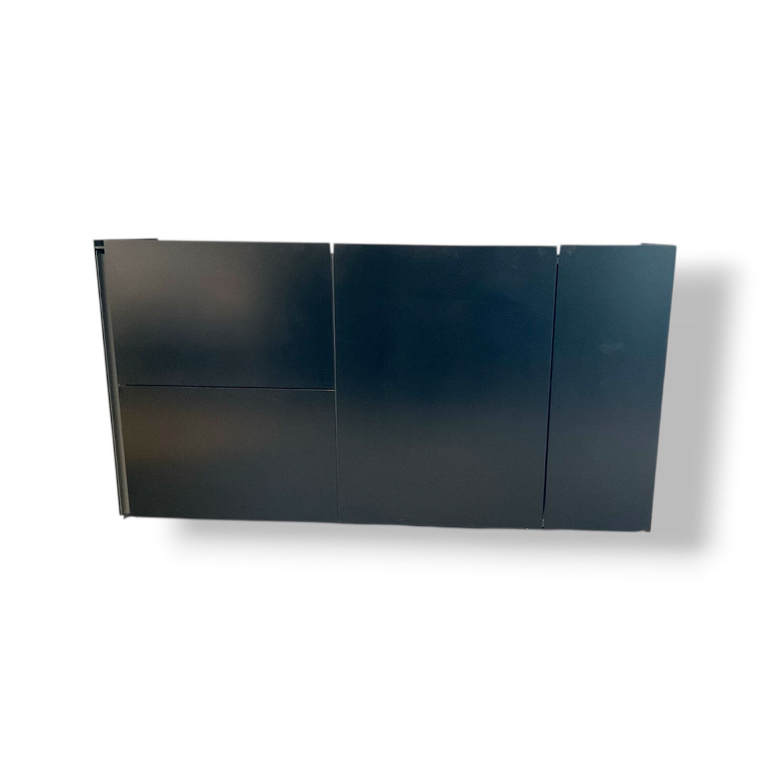 Interlübke - Sideboard Jorel Lack Schwarzgrau Mit Abdeckplatte Glas Mattiert - 2