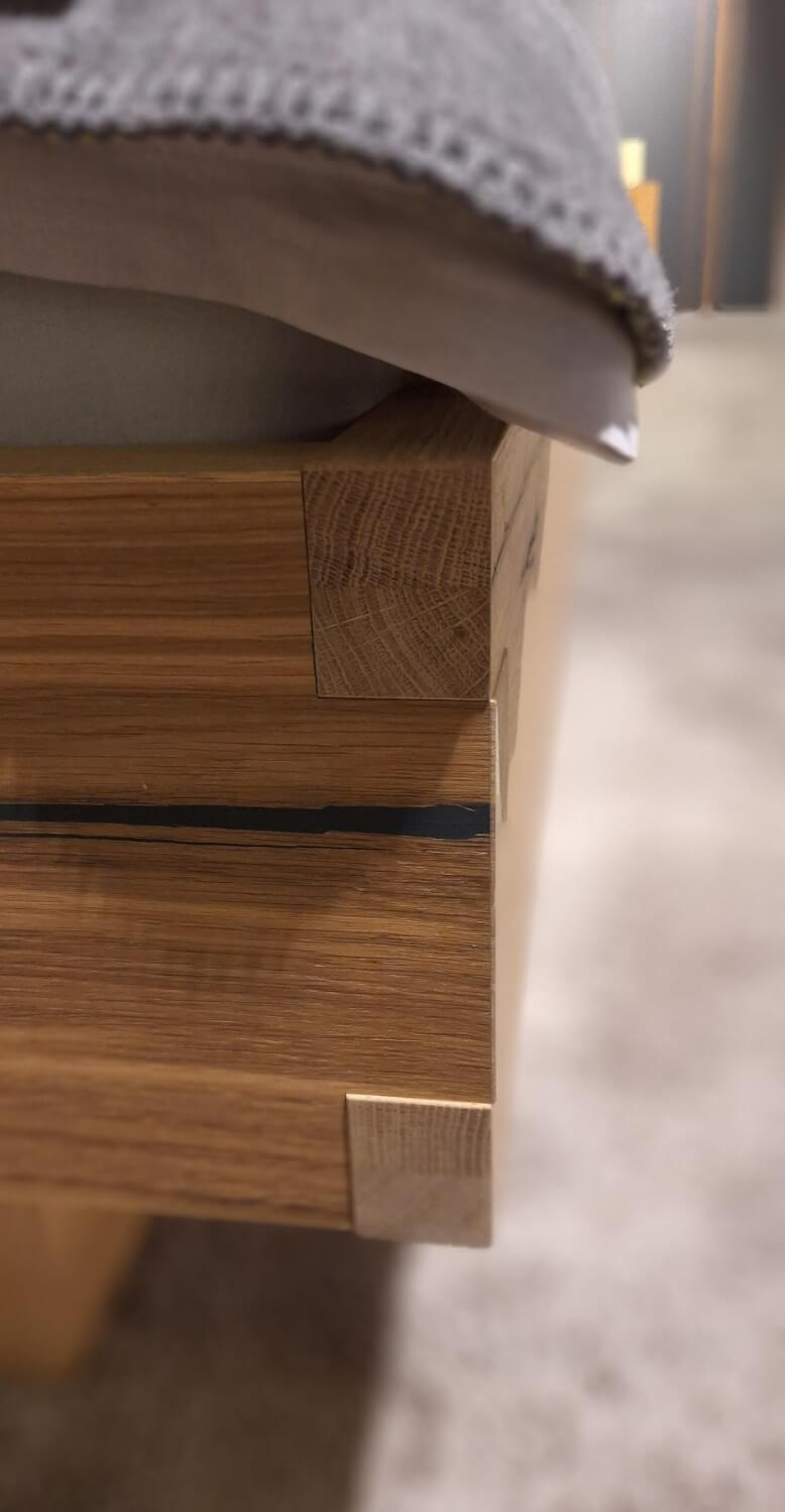 Voglauer - Schlafzimmer V Alpin Sleeping Eiche Altholz Glas Anthrazit Mit Beleuchtung - 2