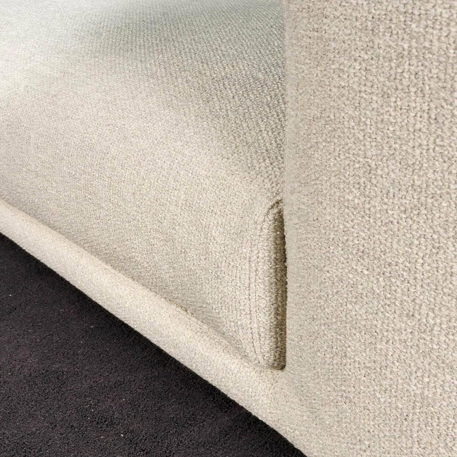 COR - Sofa Moss Bezug Stoff 8207 Muschel Füße Verchromt Mit Kunststoffgleitern - 9