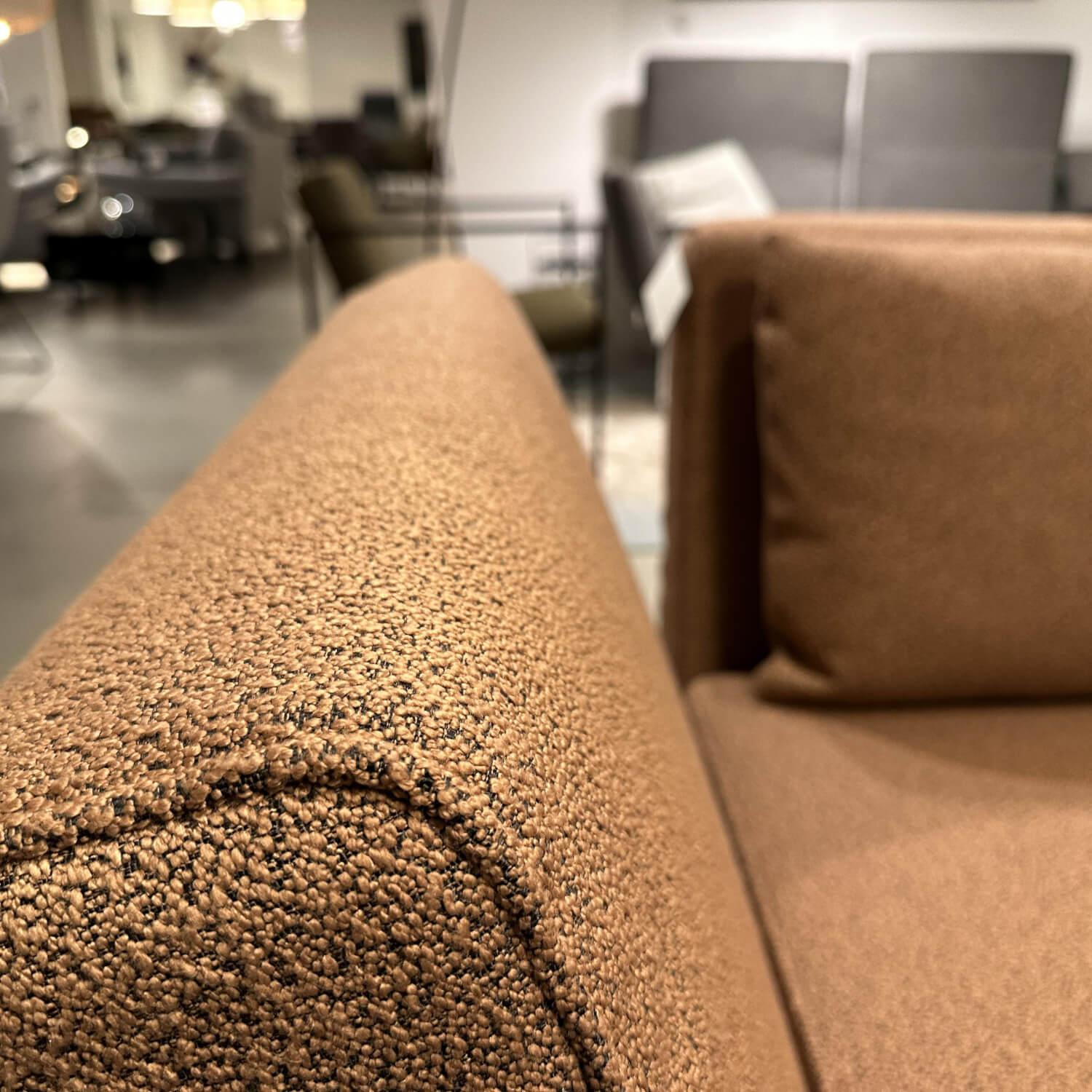 Brühl - Sofa Lofoten Lounge Stoff 5275 51 Orange Braun Gestell Eiche Hell Geölt - 5