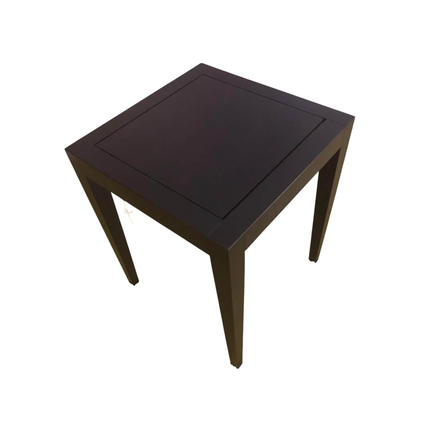 Lambert - Beistelltisch Domino Eiche Massiv Schwarz Lackiert - 1