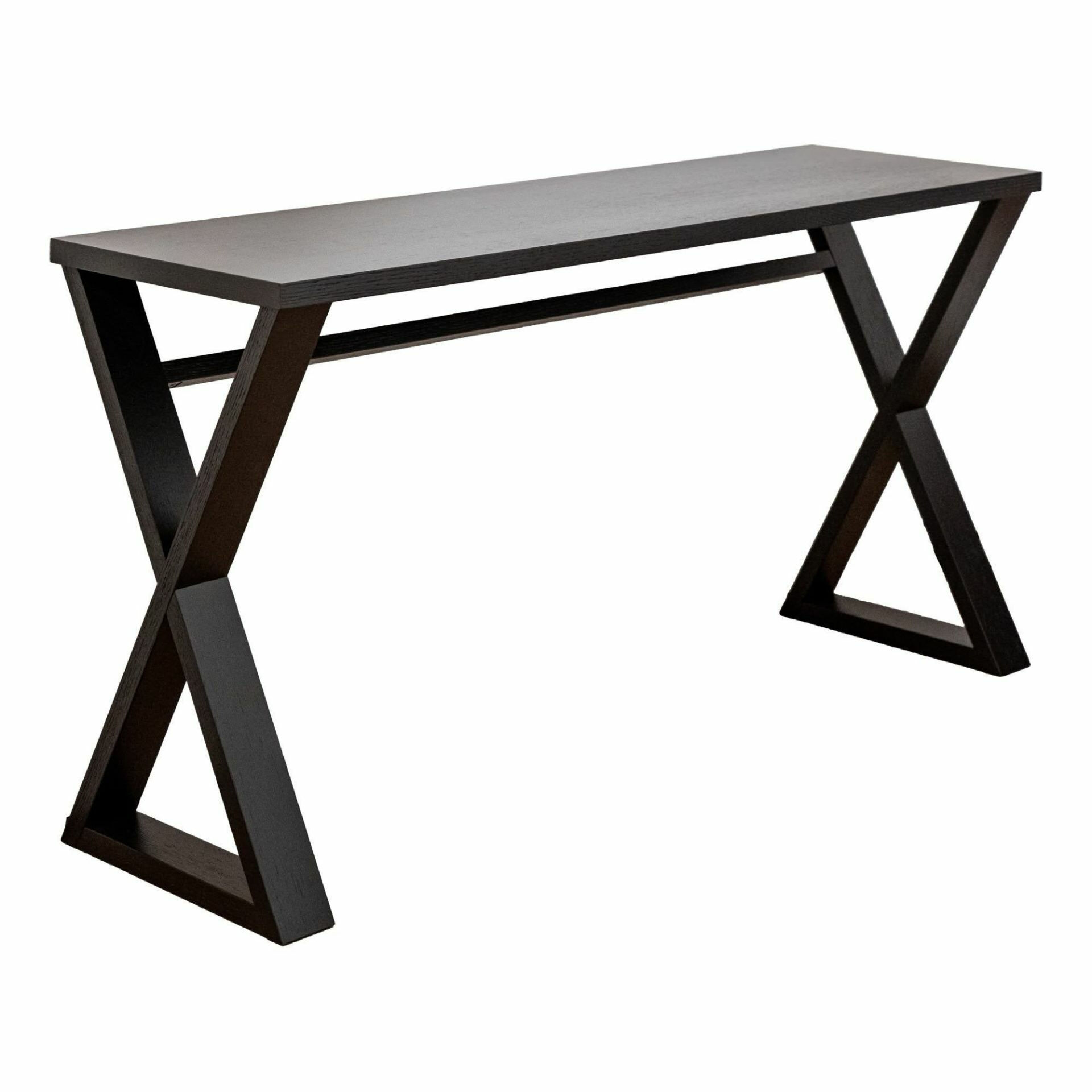 Meridiani - Konsole Cruis Eiche Furnier Lack Matt Schwarz - 1