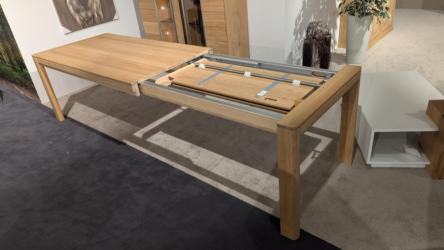 Decker - Dining table Amaro Oak Bianco solid with extension - 4