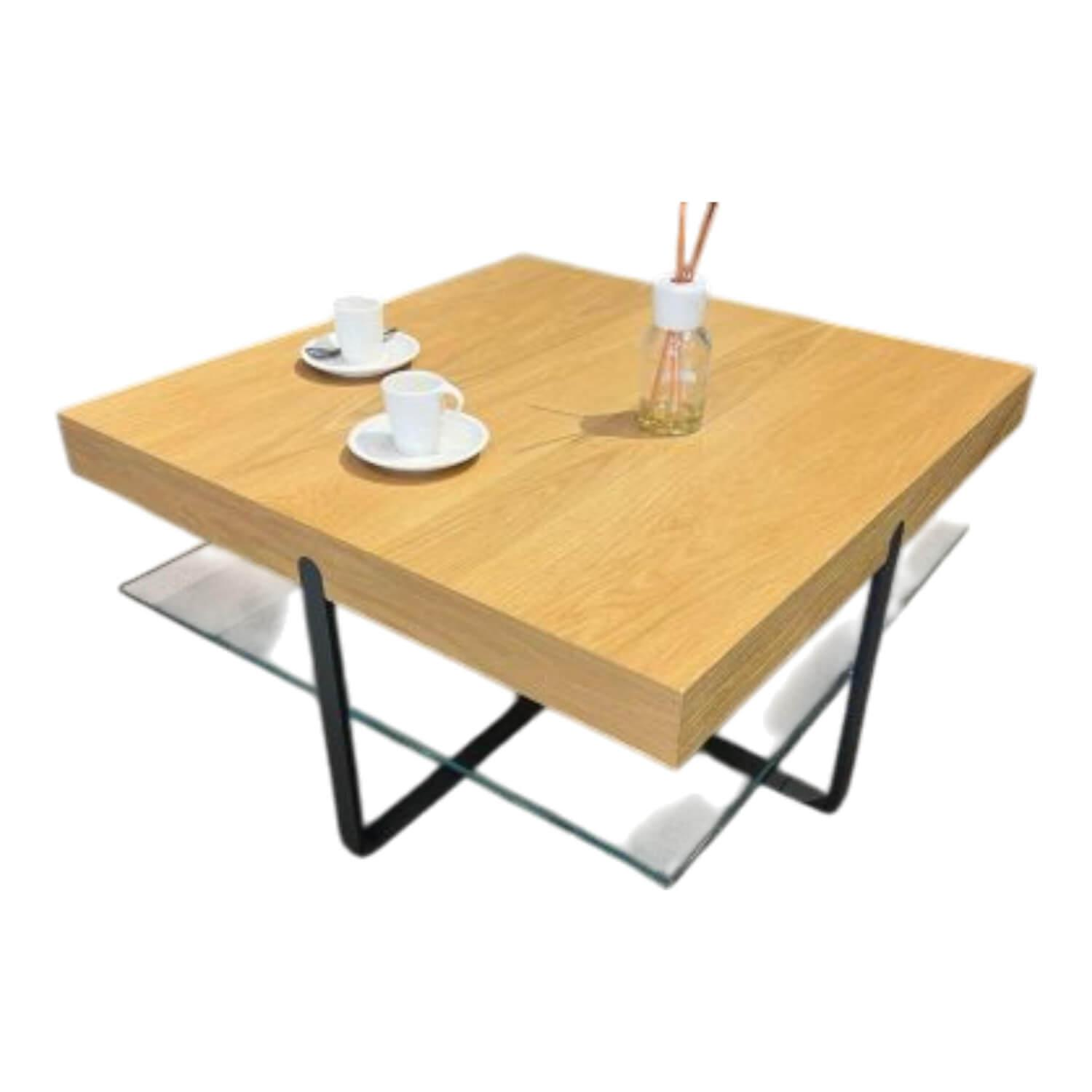Hülsta - Couchtisch CT 240 Natureiche  Lack grau - 1