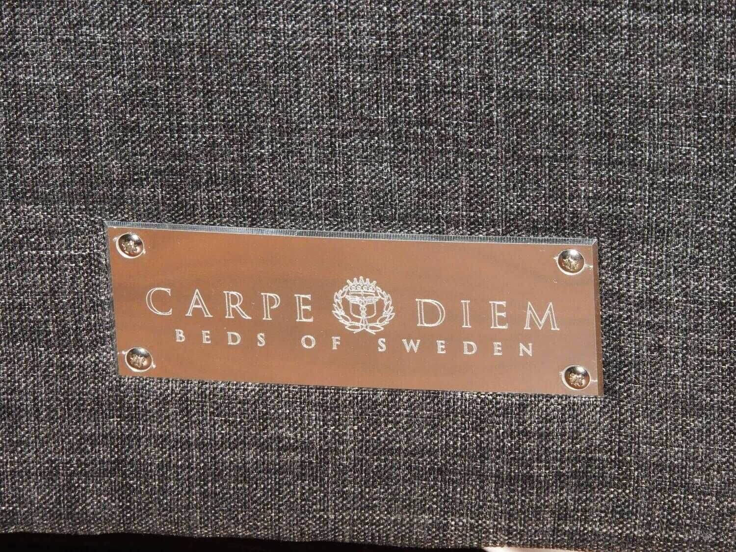 Hilding Anders - Boxspringbett Härmanö Carpe Diem Continental Stoff Luxury Dark Grey mit Topper - 3