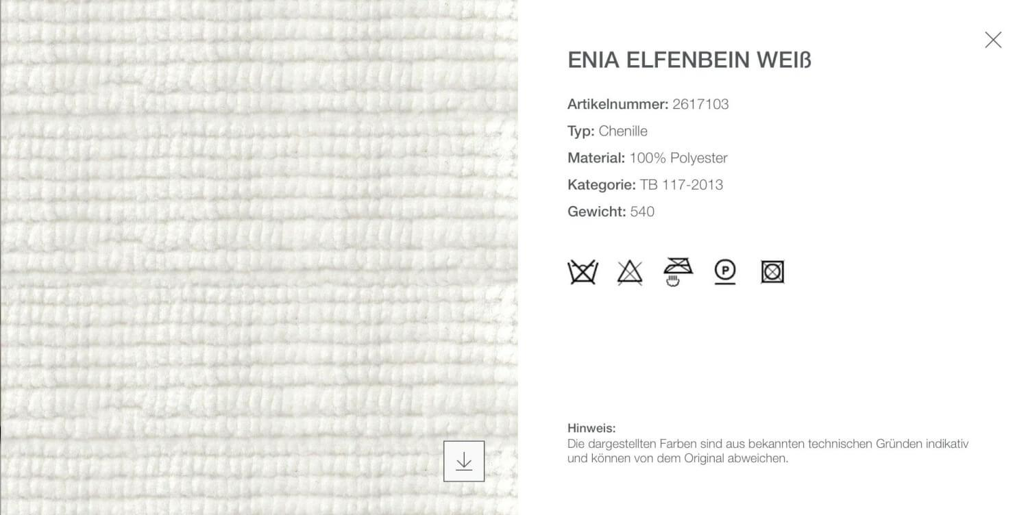 B&B Italia - Eckiges Sofa Camaleonda Stoff Chenille Enia Elfenbein Weiß Untergestell MDF Füße Buche Natur - 5