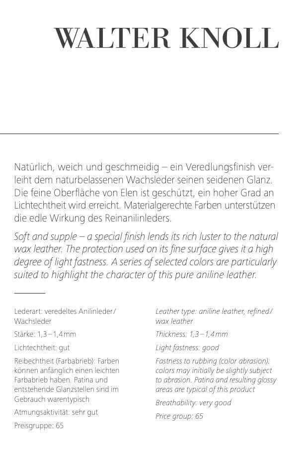 Walter Knoll - Ecksofa Prime Time Version B Leder Elen Loam Braun mit Schwenkfunktion - 3