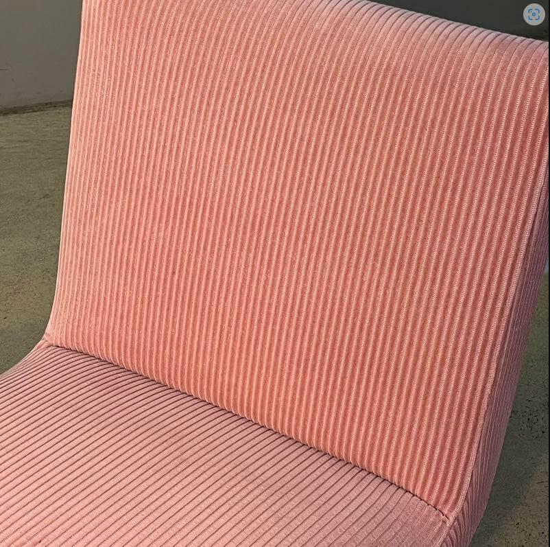 Walter Knoll - Sessel 607-10R Vostra Stoff Phlox 743 Rosa Gestell Matt-Pulverbeschichtet Schwarz - 5
